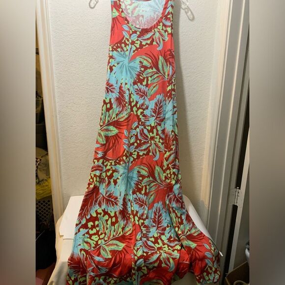 NWOT Soft Surroundings Sz Petite Small  Kara Floral Maxi Dress - Picture 4 of 10